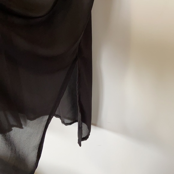 NWOT Black Drape Midi Rob Style Light Weight Jacket - Picture 4 of 12